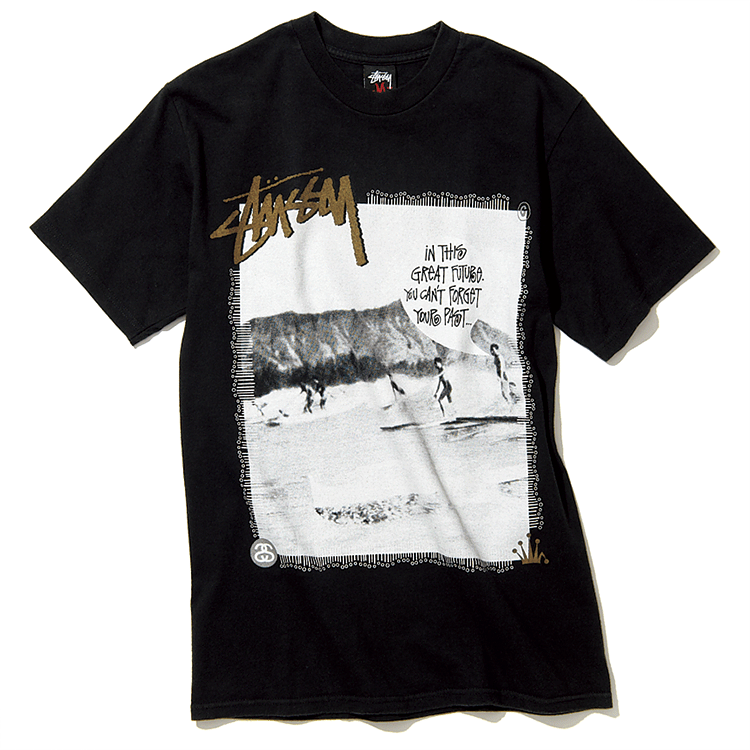 黒ヴィンテージTシャツ 3,300円＋税／STUSSY (2nd STREET原宿店)
